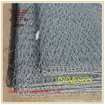 Cesta de Gabion / China Cesta Galion Galvanizada Caliente